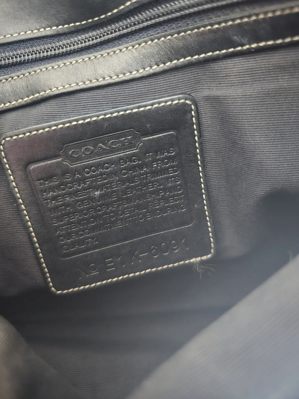Coach Black Signature Canvas Shoulder Bag